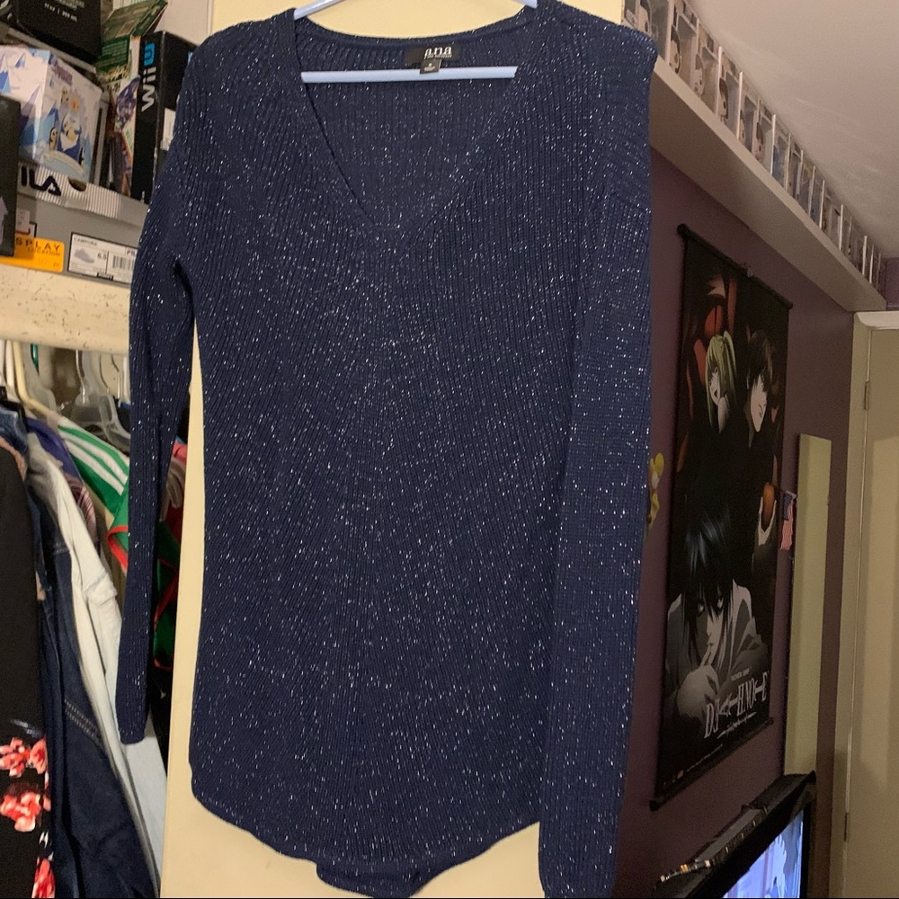 Navy sparkle sweater